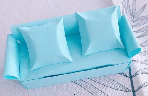 沙发折纸视频,创意手工艺术品的制作过程揭秘