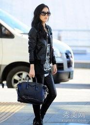 韩国明星冬天街拍,韩国明星的街头风采